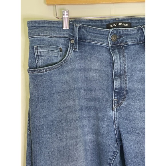 Mavi Men's Blue Denim Jeans Size 36x30 Straight Leg Faded Casual 5-Pocket - Picture 3 of 16